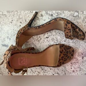 Leopard print heels